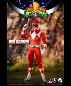 Mighty Morphin Power Rangers Red Ranger Collectible Figure 1/6 Scale By Threezero