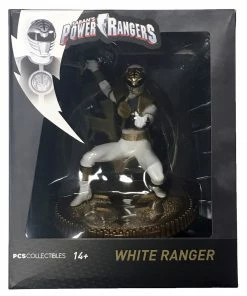 Mighty Morphin Power Rangers White Ranger Collectible Figure By PCS Collectibles
