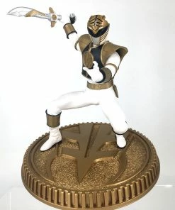 Mighty Morphin Power Rangers White Ranger Collectible Figure By PCS Collectibles