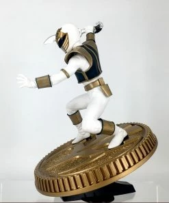 Mighty Morphin Power Rangers White Ranger Collectible Figure By PCS Collectibles