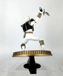 Mighty Morphin Power Rangers White Ranger Collectible Figure By PCS Collectibles