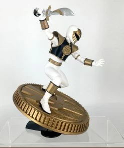 Mighty Morphin Power Rangers White Ranger Collectible Figure By PCS Collectibles